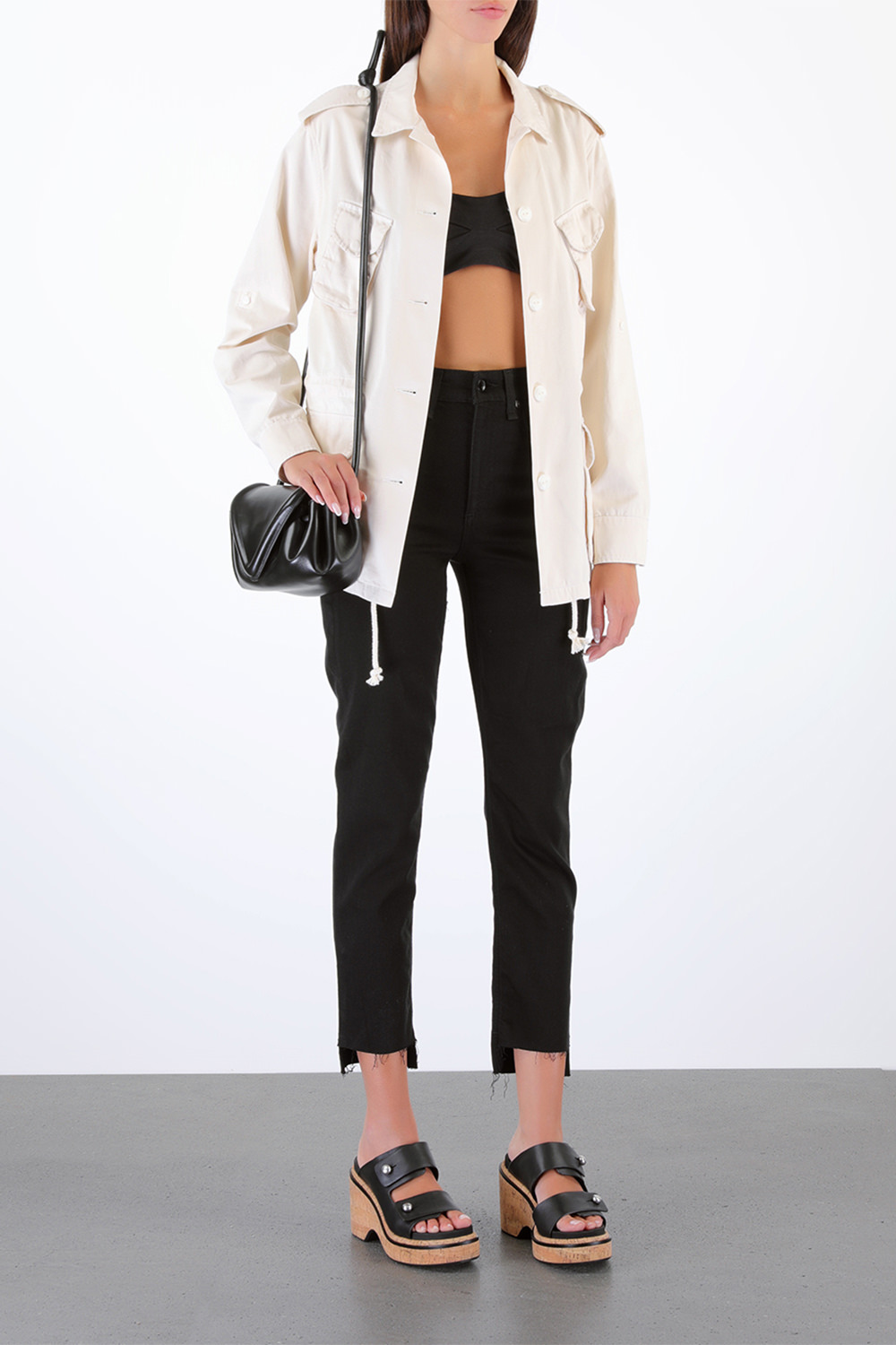 טופ סטרפלס שחור